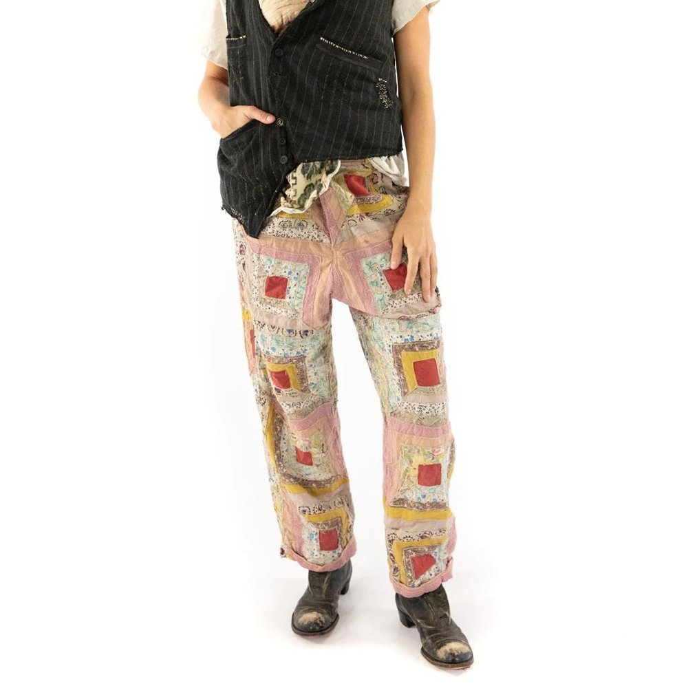 Magnolia Pearl Quiltwork Charmie Trousers One Size Sundaze - 308